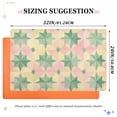 thumbnail image 6 of Yayeee Doormat for Inside 20"x32" Absorbent Low-Profile Washable Non-Slip Rubber Backed Entryway Rug, Retro Symmetrical Stars, 6 of 8