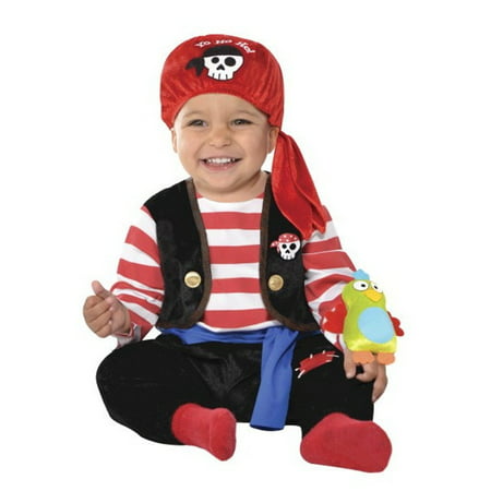 Baby Buccaneer With Parrot Infant Boys 6-12 Months Pirate