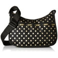 thumbnail image 1 of LeSportsac Classic Hobo (Black/Gold Foil), 1 of 7