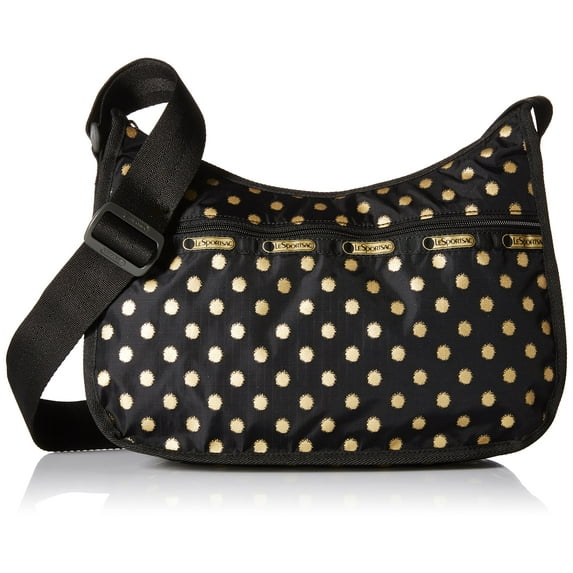LeSportsac Classic Hobo (Black/Gold Foil)