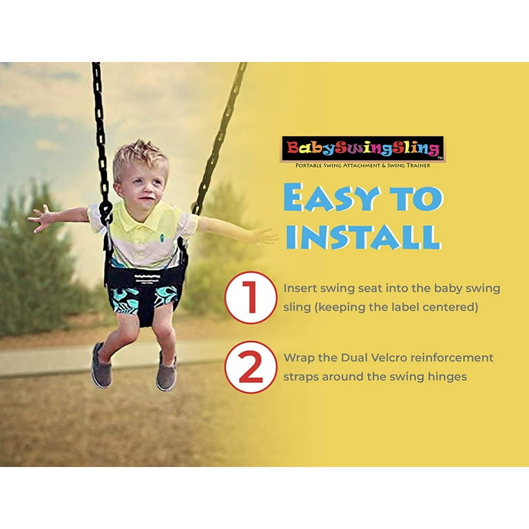 Baby swing attachment for swing set deals