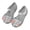 Silver, variant on Girls Crystal Jelly Sandals Closed Toe Bowknot Non-Slip Soft Sole Princess Dress Shoes for Beach Summer Party, Size Toddler-Little Kid