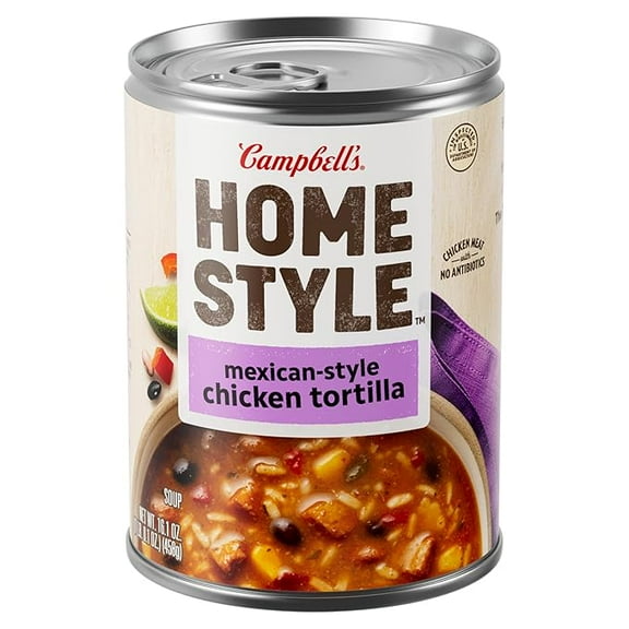 Campbell's Homestyle Mexican-Style Chicken Tortilla Soup, 16.1 OZ Can ( Pack of 2 )