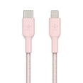 thumbnail image 5 of Belkin BOOSTCHARGE USB C Cable with Lightning Connector + Strap, Rose Gold, 5ft, 5 of 8