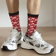 thumbnail image 6 of Sigee Ho-Ho-Ho for Contrast Design Soft Moisture-Wicking Socks Crew Casual Athletic Stretchy Loose Middle Tube Socks, 6 of 6
