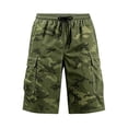 thumbnail image 7 of Camo Cargo Shorts for Men Summer Workout Hiking Shorts with Pockets Knee Length Casual Loose Bermuda Athletic Short,S, 7 of 7