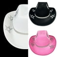 thumbnail image 2 of Jeweled Party Hat Heavy Crystal Panama Hat Surprise Gifts for Girl Boys Bride Hat for Carnivals Music Festival, 2 of 8