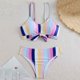 thumbnail image 1 of Traje de baño para mujer, moda, cómodo, estampado, bikini, traje de baño de color liso para mujer, conjuntos de bikinis, trajes de baño para mujer, 1 of 7