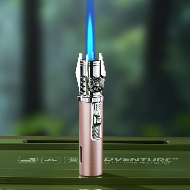 Linnome Inflatable Lighter Reliable Flame Tool for Daily Use Outdoor Activities and Emergency Fire Starting