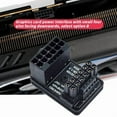 thumbnail image 3 of 12VHPWR 180 Degree Angled Adapter ATX3.0 16Pin Power Connector 600W Pcie 5.0, 3 of 15