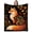 Fox, variant on Floral Fox Blanket Gifts for Women Men Adults Foxs Lovers Soft Lightweight Leafs Fox Throw Blankets for Couch Home Decor Birthday Gifts 50×40 Inch