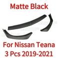 thumbnail image 5 of Altima Teana Front Bumper Lip Matte Black Sport Style Front Bumper Spoiler For Nissan  Altima Teana 2016-2021 Car Accessories, 5 of 7