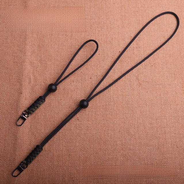 Cuerda de paraguas de color, cuerda para llaves, teléfono móvil, equipo electrónico, cordón para tarjetas, tejido de color