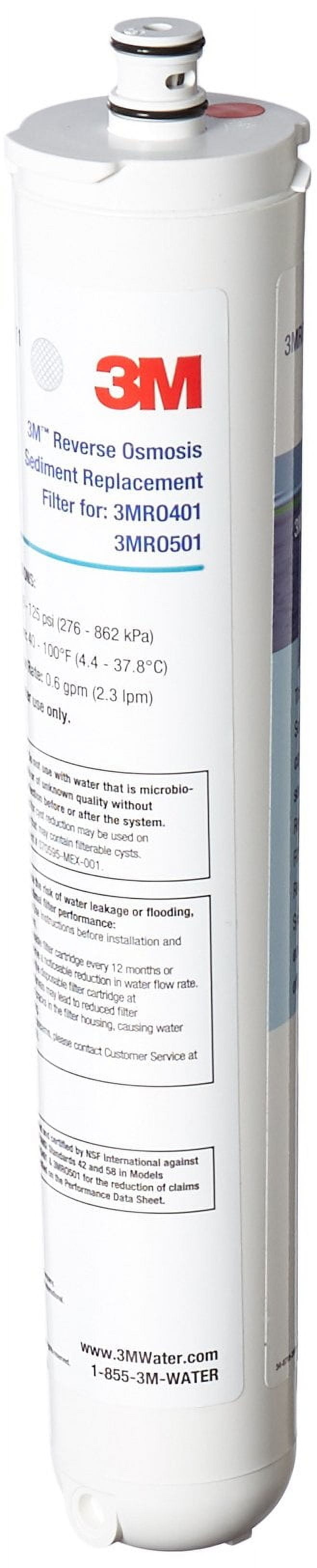 3M 3MROP411-20A Under Sink Reverse Osmosis Replacement Water Filter Cartridge