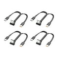thumbnail image 4 of Double USB C Splitter Charging Cable Power 2 USB C Devices Multi USB Type C USB To Double Type C Charging Cable, 4 of 9