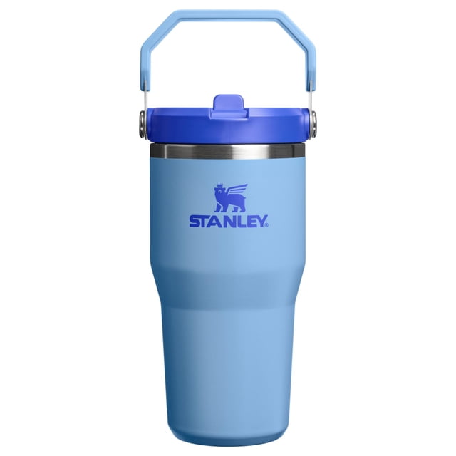 Vaso STANLEY IceFlow 2.0 con tapa abatible, 590 ml, aislante, azul