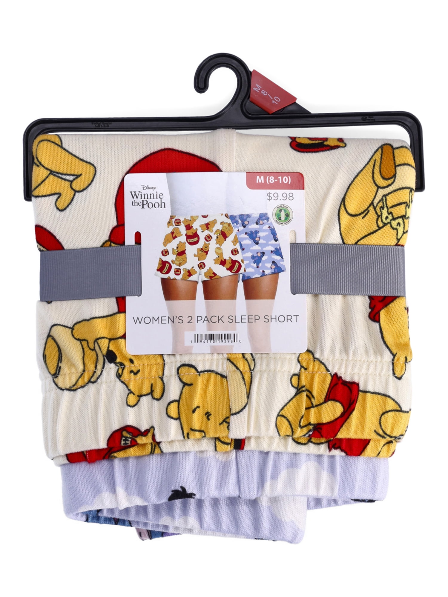 Winnie the Pooh Women's Print Sleep Shorts, 2-Pack, Sizes XS-3X