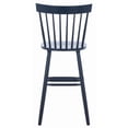 thumbnail image 2 of SAFAVIEH Providence Solid Spindle Back Bar Stool, Walnut, Set of 2 (19.5 in. W x 20.9 in. D x 43.8 in. H), 2 of 11