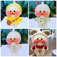 thumbnail image 5 of 1 Juego de ropa para muñecas de peluche de 30cm, LaLafanfan Cafe, pato, perro, juguete de peluche, Sudadera con capucha de dibujos animados, monos, accesorios, regalo para niñas, 5 of 5