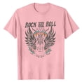 thumbnail image 4 of Rock and Roll Graphic Tees for Men 2026 Summer Casual Short Sleeve Crewneck Rock Music Lover T Shirts Streetwear, 4 of 4