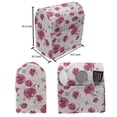 thumbnail image 5 of Aqua and Pink Lounger Chair Bag, Gentle Poppies of Summer on Pastel Background with Butterflies, High Capacity Storage with Handle Container, Lounger Size, Aqua Pink and Pale Pink, by Ambesonne, 5 of 5