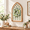 Arched Window Frame Wood-23"L x 13"W, variant on Arched Window Frame Black 23"L x 13.3"W Farmhouse Wall Sculpture