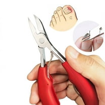 Cheers.US Podiatrist Toenail Clippers Ingrown or Thick Toe Nail Clippers for Men Women, Toenail Cutters Nipper Precision Diabetic Pedicure Tool Curved Edge