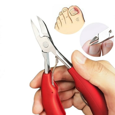 Ludlz Toe Nail Clipper for Ingrown or Thick Toenails, Podiatrist Toenail Clippers for Men & Seniors, Sharp Toenail Trimmer Nail Clipper Cuticle Cutter Pedicure Tool