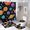 AA, variant on Colorful Planets Rainbow Space Shower Curtain Waterproof Bathroom Curtain Set with Hooks Home Decor Bathroom Curtains 4pcs