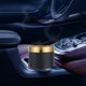 thumbnail image 5 of Cenicero metálico para coche | Cenicero de acero inoxidable ignífugo e impermeable con tapa de embudo, fácil de limpiar, portátil, para coche, oficina, dormitorio, sala de estar., 5 of 5