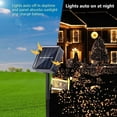 Solar Powered LED Christmas Lights, 39ft Waterproof Outdoor Decor