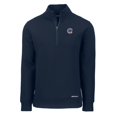 thumbnail image 2 of Men's Cutter & Buck  Navy Chicago Cubs Americana Roam Eco Recycled Quarter-Zip Sweatshirt, 2 of 3