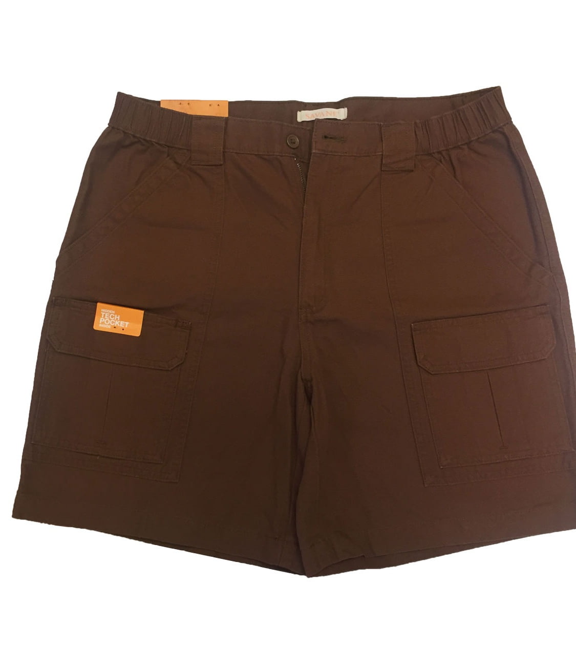 Savane Men's Comfort Hiking Cargo Shorts Toffee 44