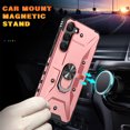 thumbnail image 5 of for Samsung Galaxy S25 Plus Case with Invisible Ring Stand, Military Grade Drop Protection Support Car Mount Holder, Heavy Duty Shockproof Phone Cover for Samsung Galaxy S25 Plus, Rosegold, 5 of 8
