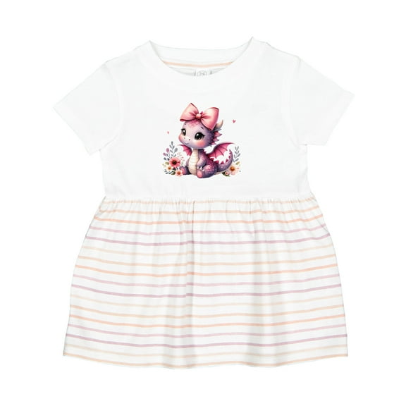 Inktastic Girls Baby Dragon Girls Baby Dress