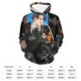 thumbnail image 2 of Attack On Titan Casual Pullover Hoodie Unisex Hooded Sweatshirt Novelty 3D Graphic Long Sleeve Sweater with Pocket L, 2 of 8