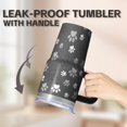 thumbnail image 5 of 20OZ Dog Paw Daily Use Tumbler with Handle Insulated Stainless Steel Cup Great Dog Lover Gifts Unique Birthday Christmas Presents for Women Men Perfect for Everyday Hydration Needs, 5 of 6