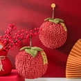 thumbnail image 6 of MANNYA Chenille Hand Towel Kitchen Bathroom Hand Ball Hanging Loop Quick Drying Towel, 6 of 21