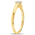 thumbnail image 3 of FB Jewels 14kt Yellow Gold Womens Round Diamond Solitaire Bridal Wedding Engagement Ring 1/4 Cttw, 3 of 4