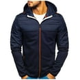 thumbnail image 1 of Gibobby Sudaderas para hombre Casual, Cierre Completa, Sudadera con Capucha Chaqueta para Hombre(Marina,XG), 1 of 5