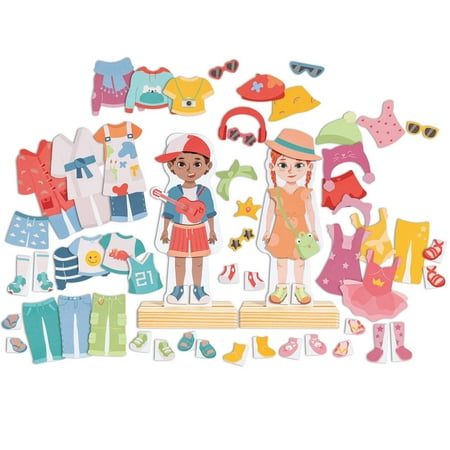 Hape - Hape: Dress-Up Magnetic Puzzle - 68pcs, Age 3+