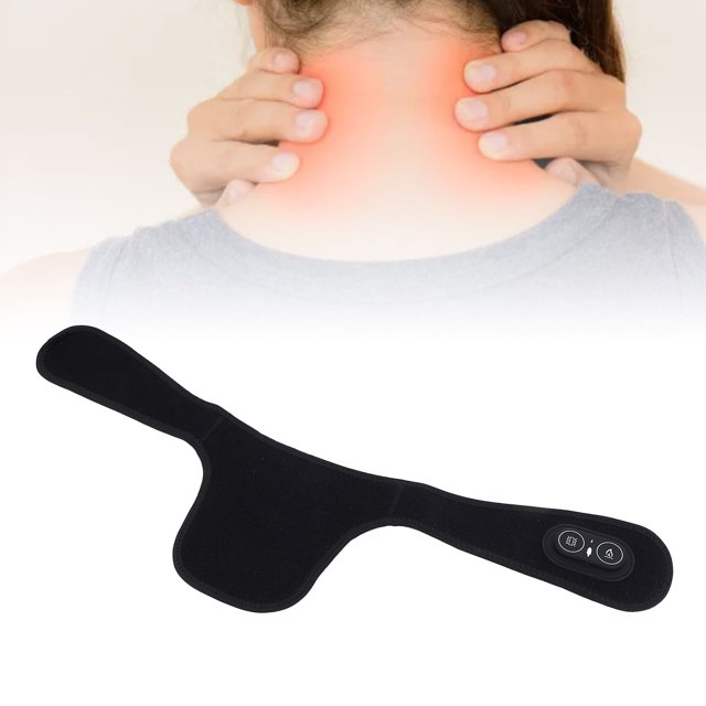Portable Electric Heated Neck Wrap with Vibrating Hot Compress USB Plug in
