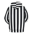 thumbnail image 3 of Black And White Striped Men's Women Vintage 3D Hooded Sweatshirt - All-Season Loose Fit Streetwear, 3 of 6