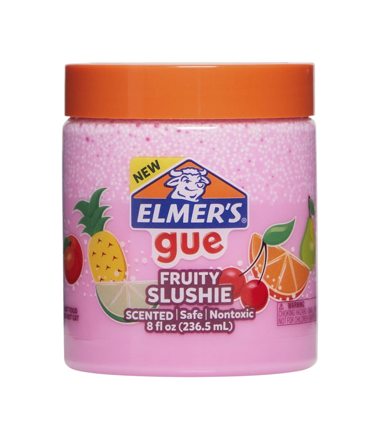 Elmer's Gue Premade Slime, Fruity Slushie Crunchy Slime, Scented, 1 Count