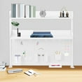 thumbnail image 3 of 2 Shelves Desk Bookcase, Multi-Purpose Clip-On Desk Organizer 39.37*4.92*37.4in 16.53 lbs Capacity for Desktop Storage in Study Rooms, Bedrooms, 3 of 14