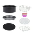 thumbnail image 2 of Accesorios para freidoras de aire XL de 8" para Airfryer Gowise Cozyna y Phillips, juego de 7. Se adaptan a todas las freidoras de aire de 3,7 QT a 5, 2 of 10