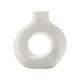 thumbnail image 3 of Florero de cerámica Decoración moderna para el hogar, Floreros redondos mate Estilo nórdico minimalista para boda Cena Mesa Fiesta Sala de estar Blanco BLESIY Jarrón de ceramica, 3 of 8