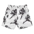 thumbnail image 7 of FORMRS Boys Swim Trunks Quick Dry Mesh Liner Boardshorts Sizes XS-XL, Football Player Pattern, 7 of 7