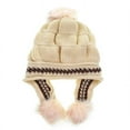thumbnail image 1 of Fashion Hat Winter Woolen Hat Plus Velvet Ear Protection Hat Women Knitted Hat, 1 of 5