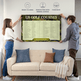 thumbnail image 6 of Elephant Stock Us Golf Courses Push Pin Bucket List Wall Art - Hobbies And Lifestyle Canvas Art - 12" x 8", 6 of 8